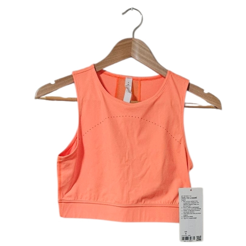 NWT Lululemon Hotty Hot Cropped Tank SZ 8